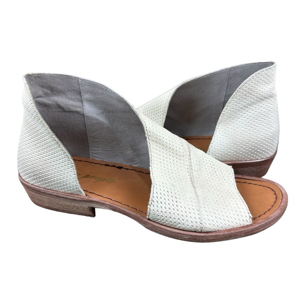 Free People Mont Blanc Sandal White Croc Size 36